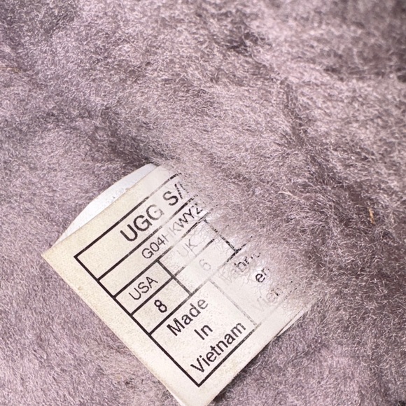 UGG Women's Purple and Grey Slippers - Picture 5 of 5